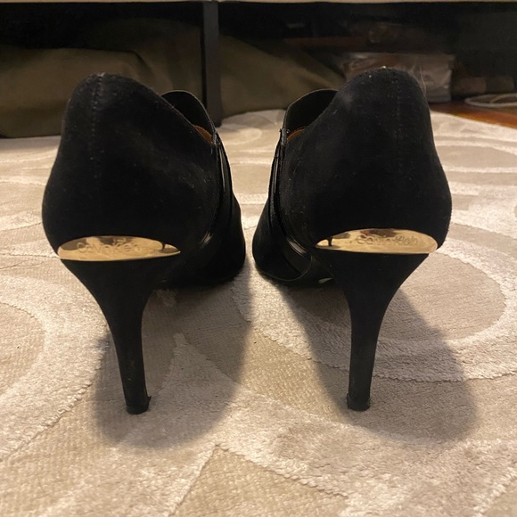 Calvin Klein Suede Low Heel Bootie - Picture 5 of 10